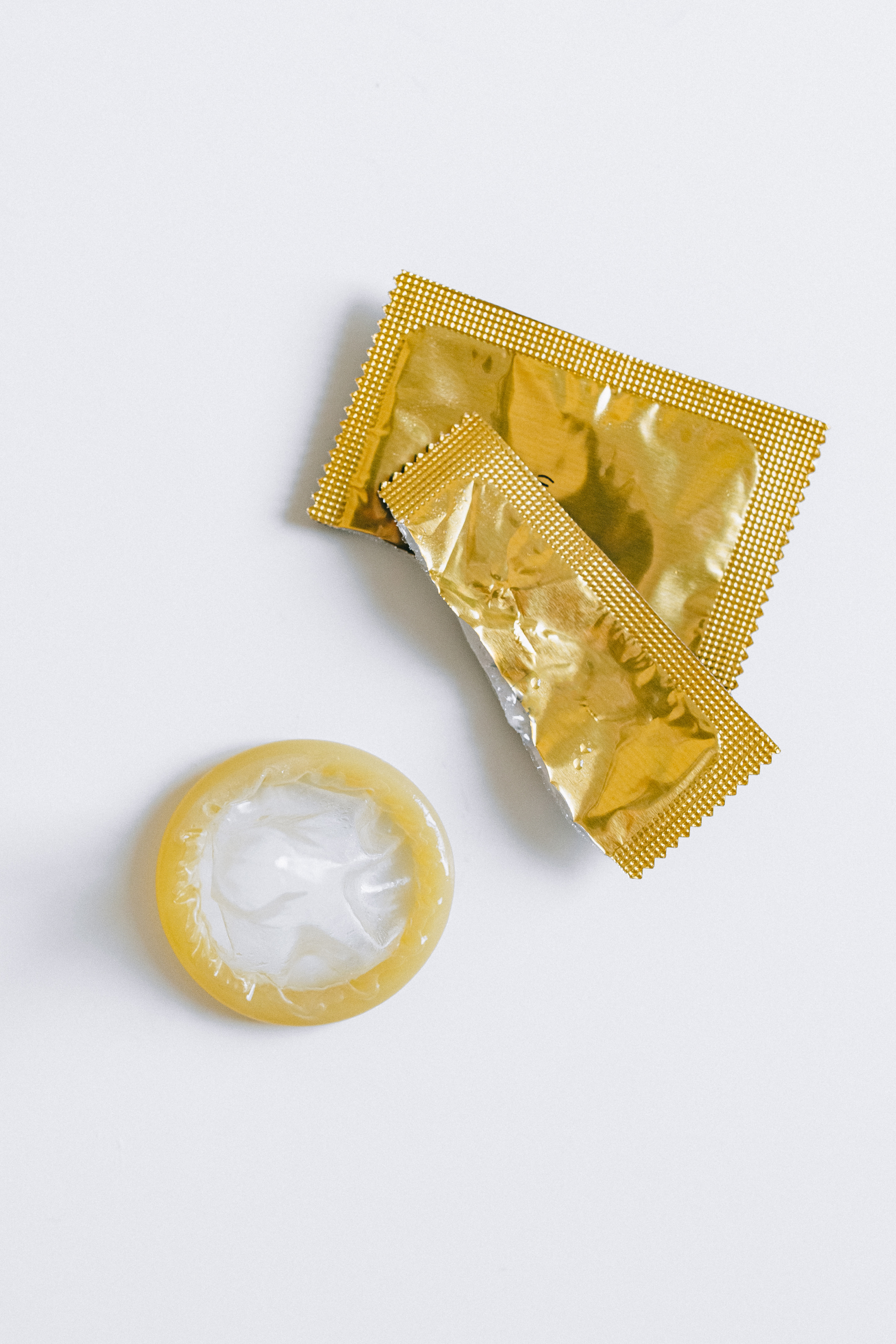 Condom and wrapper