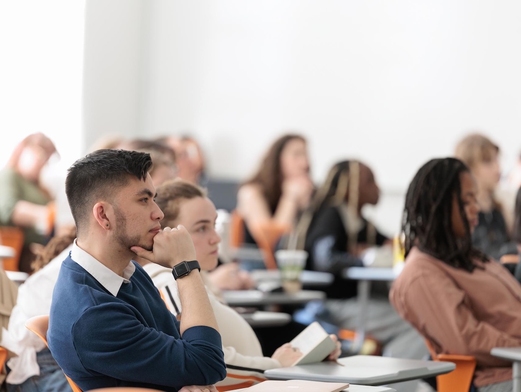 Students in a classroom