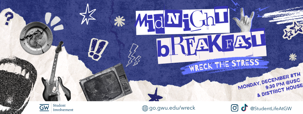 midnight breakfast dec 8th at 9:30 pm in the USC and District House 