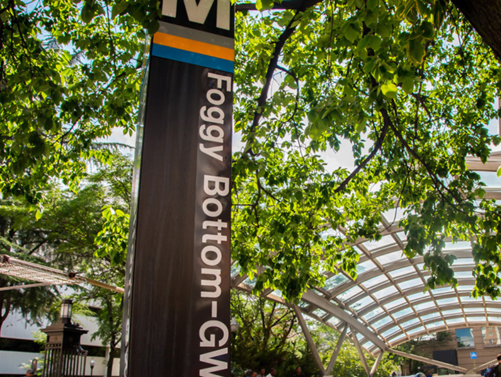 Foggy Bottom Metro Sign
